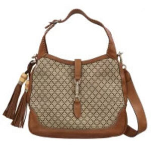 GUCCI Diamante Jackie Shoulder Bag
